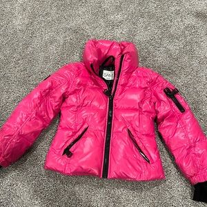 Sam girls size 6 pink puffer